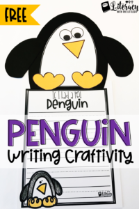 Free Penguin Writing Craftivity