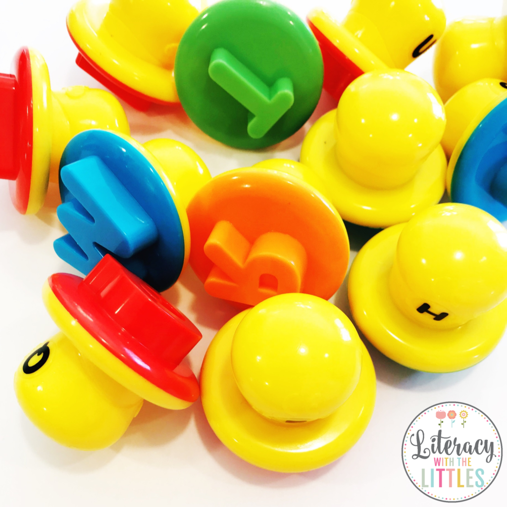 Rainbow Color Words Playdough Mats