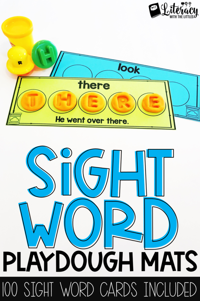 me Sight Word Playdough Mat