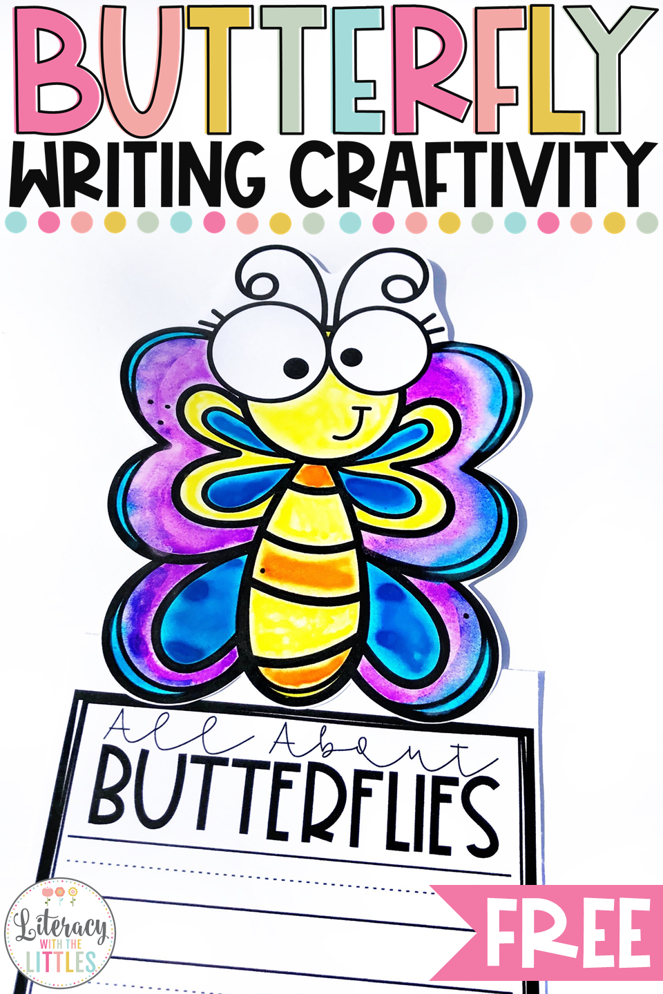 Butterfly Writing Template Kindergarten 4969