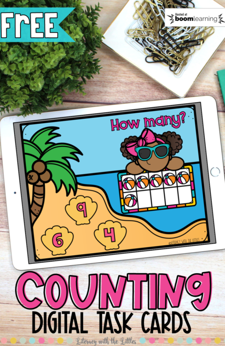 Free Summer Counting BOOM Cards