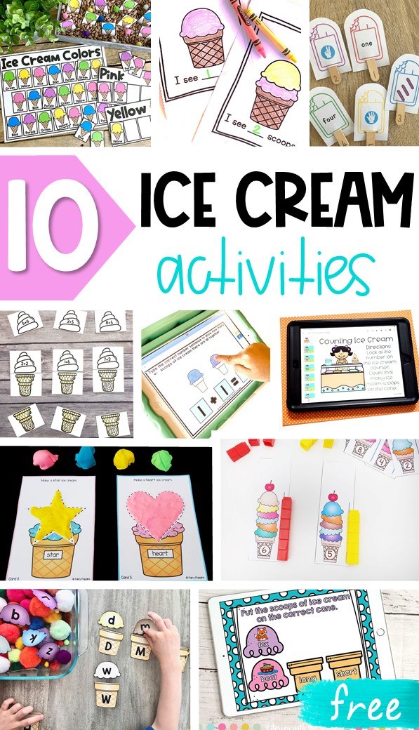 Free Ice Cream Themed Activities