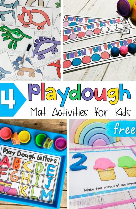 Free Playdough Pattern Mats